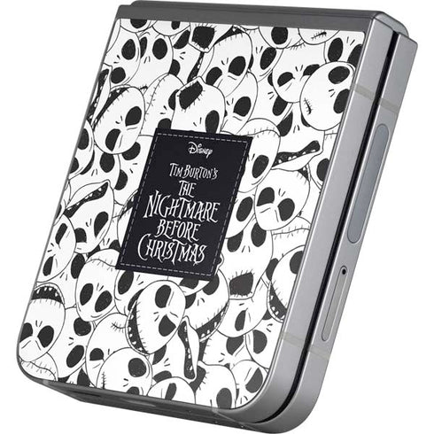 Disney The Nightmare Before Christmas Jack Skellington Pattern Galaxy Z Flip6 Skin